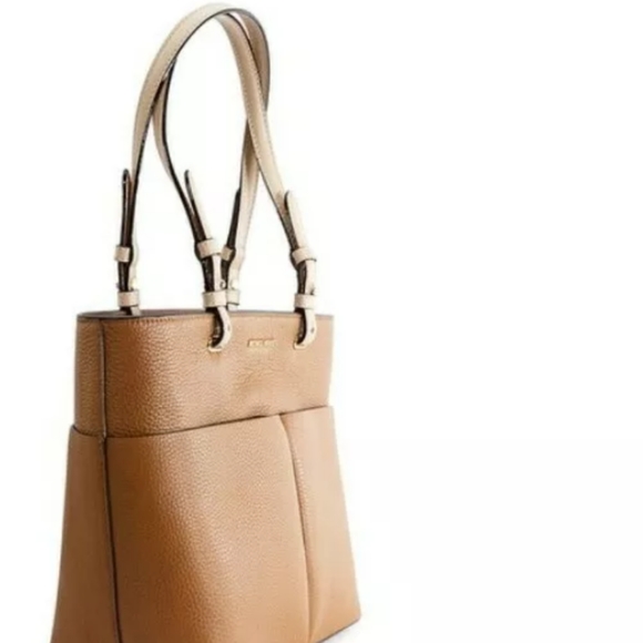 Michael kors Bedford pebbled leather tote med bag MK - Picture 9 of 16